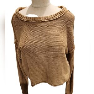 AMERICAN Eagle  Croped Cable Sweater SZ M